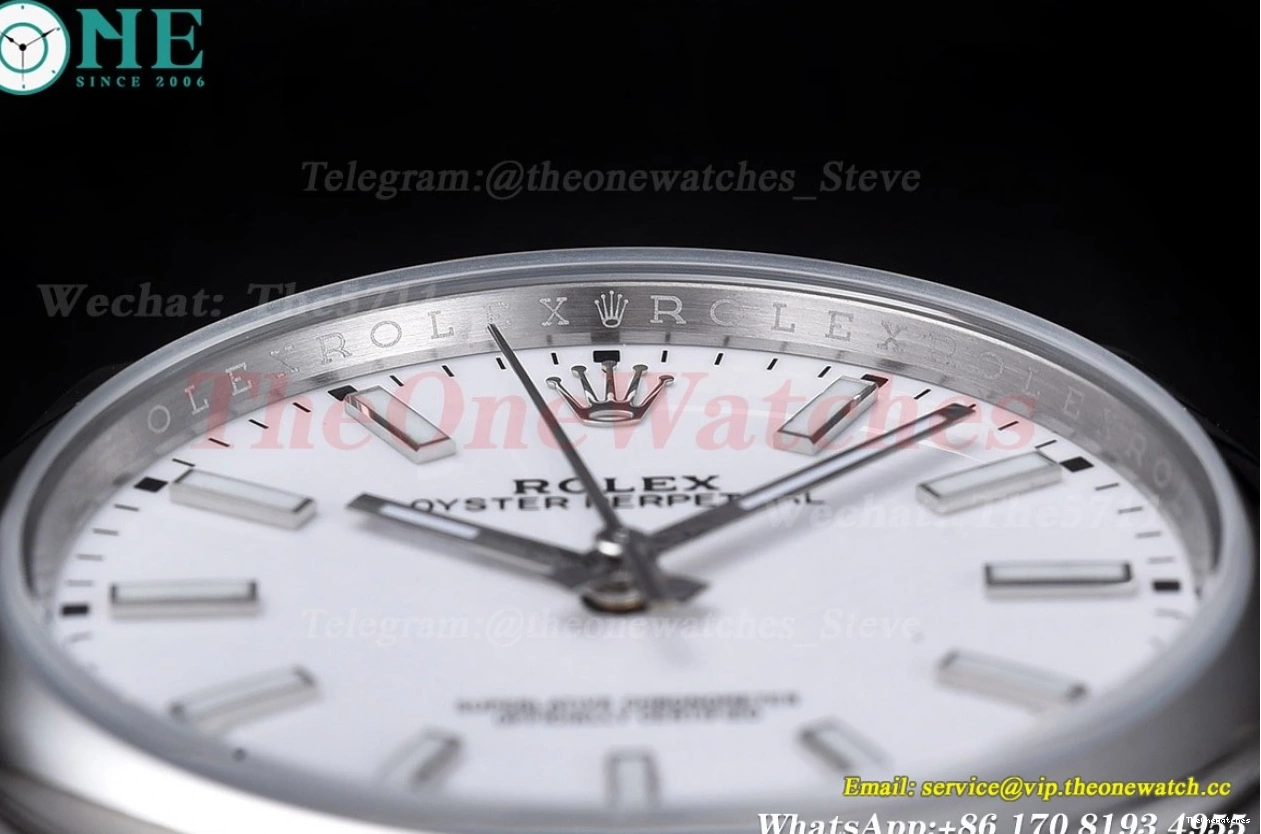 Oyster SS 114300 White 39mm EWF SS VR3132 Perpetual 0414